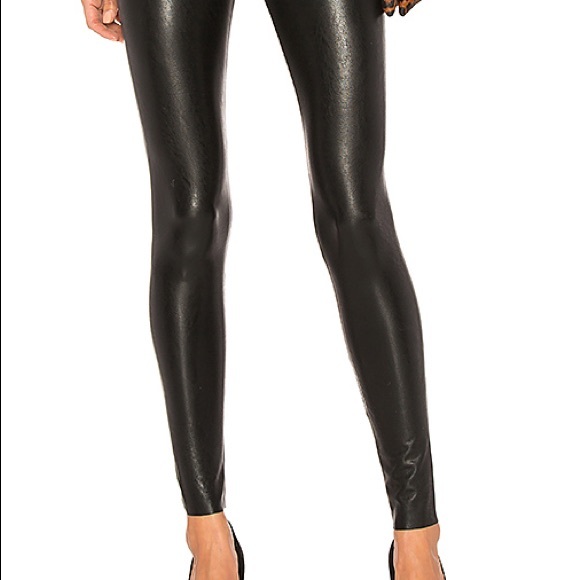 Control Faux Leather Legging - Picture 2 of 6